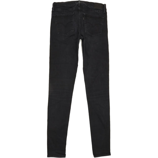 Levi's 710 Men Black Skinny Slim Stretch Jeans W30 L31