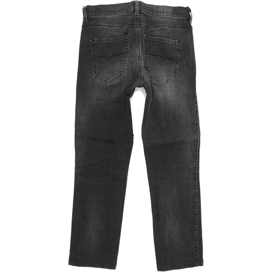 Diesel Sandy Women Grey Straight Slim Stretch Jeans W27 L25