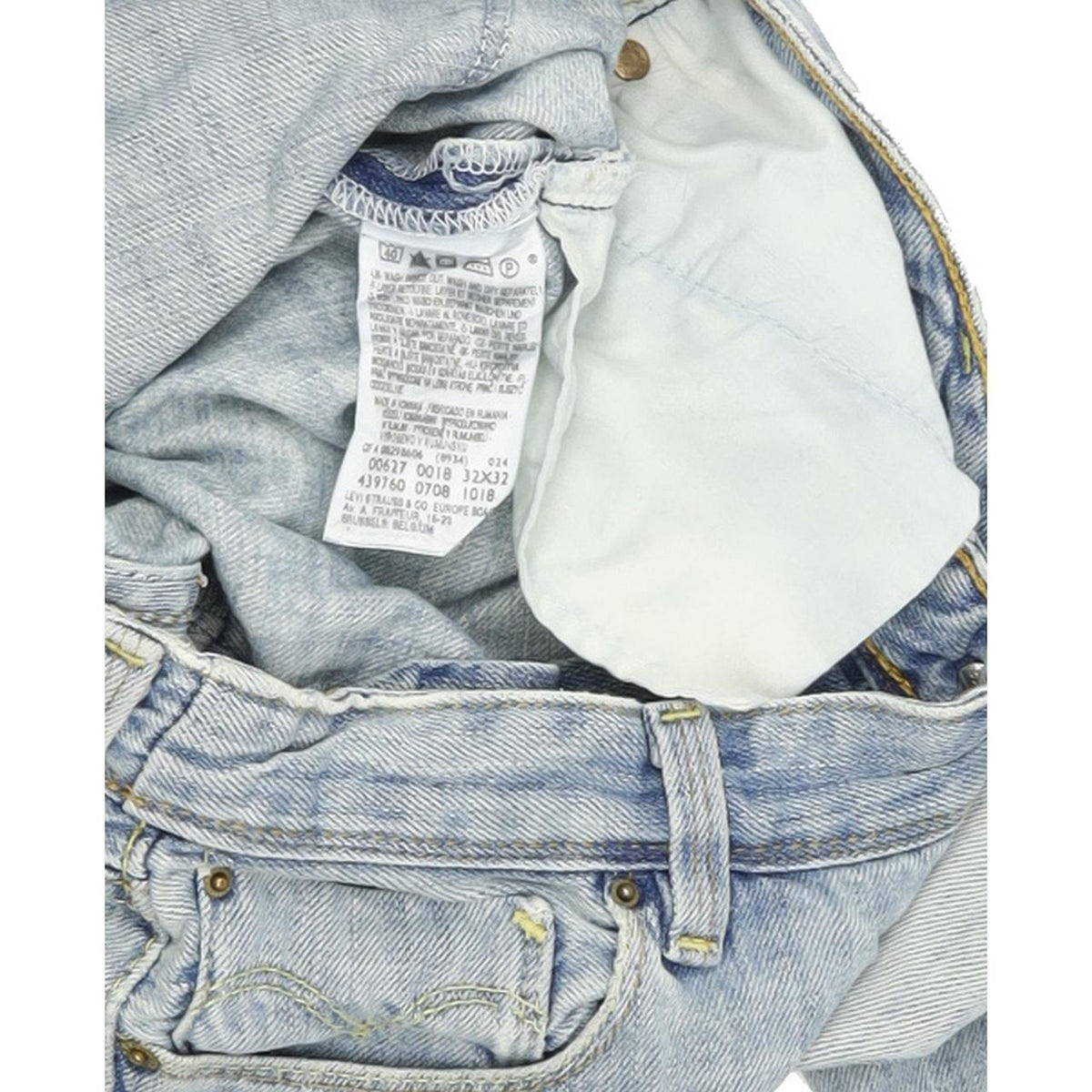 Levi's 627 Women Blue Straight Regular Jeans W32 L32