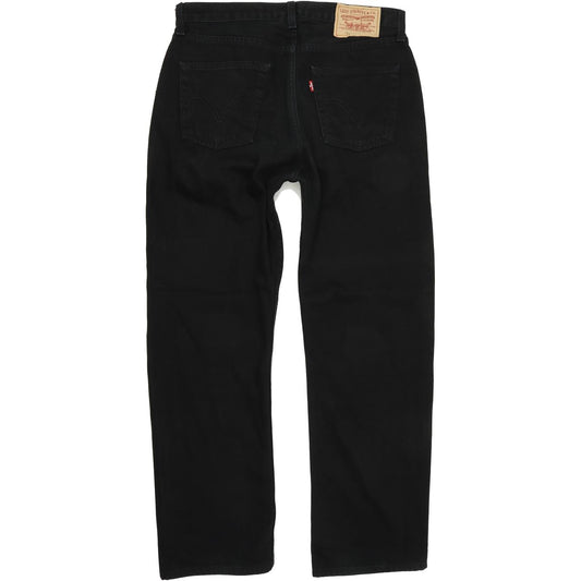 Levi's 751 Men Black Straight Regular Jeans W33 L30