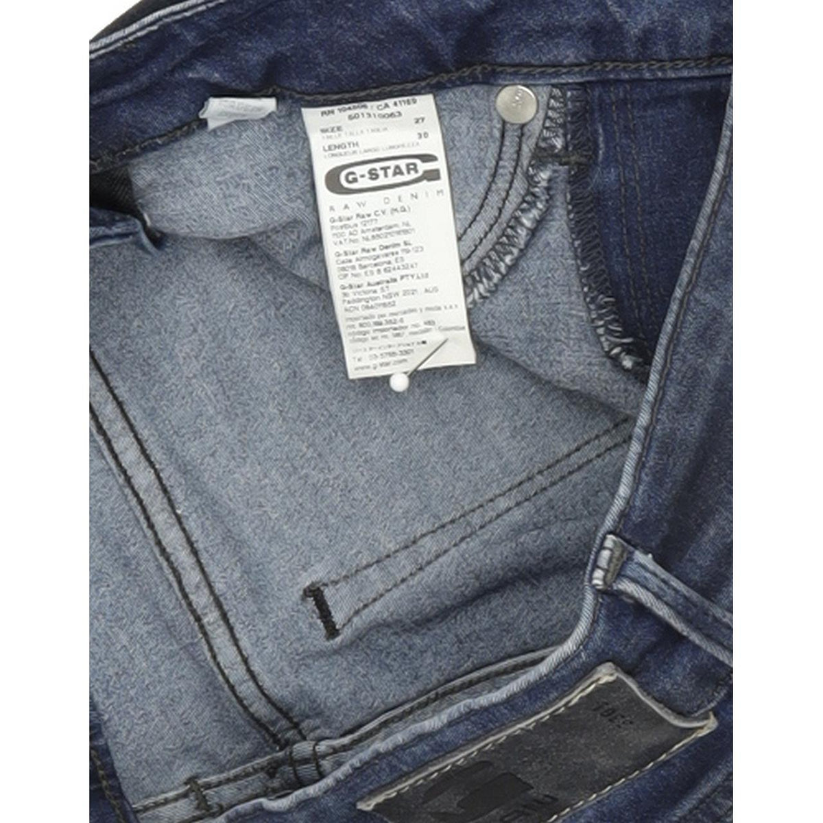 G-Star 3301 Women Blue Skinny Slim Stretch Jeans W27 L30
