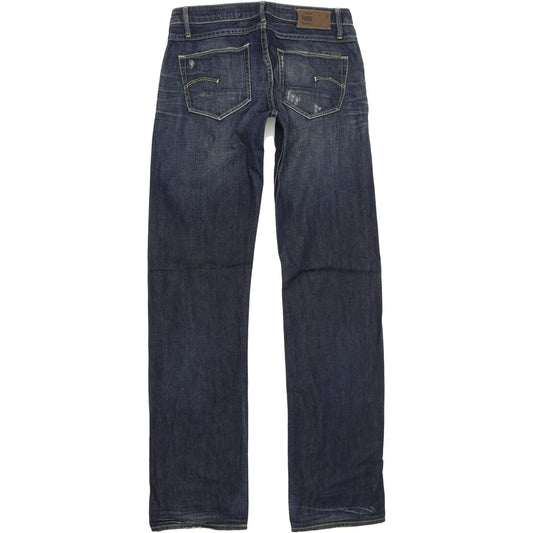G-Star 3301 Women Blue Straight Regular Jeans W26 L34