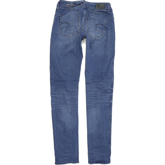 G-Star Midge Saddlr Women Blue Straight Regular Stretch Jeans W29 L34