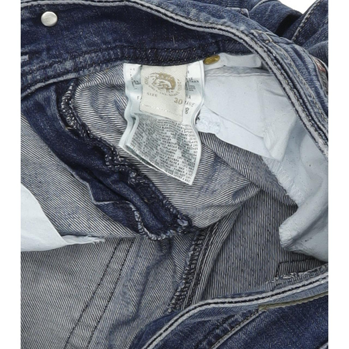 Diesel Matic 0883A Women Blue Tapered Slim Stretch Jeans W30 L32