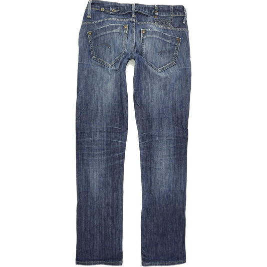 G-Star Midge Women Blue Straight Regular Stretch Jeans W29 L33