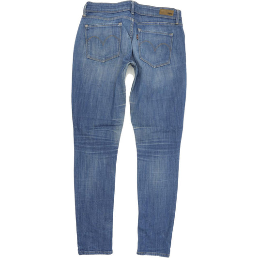 Levi's Demi Curve Women Blue Skinny Slim Stretch Jeans W28 L31