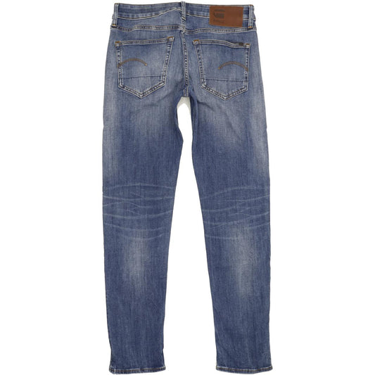 G-Star 3301 Men Blue Straight Slim Stretch Jeans W31 L31