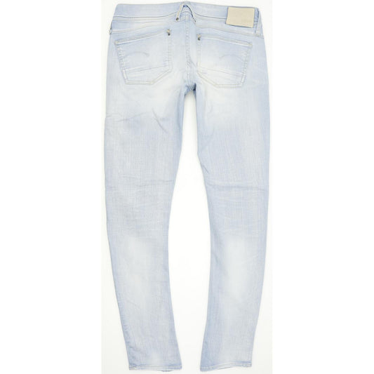 G-Star Women Blue Tapered Regular Stretch Jeans W31 L32