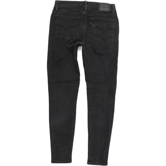 Levi's 710 Super Women Grey Skinny Slim Stretch Jeans W28 L28