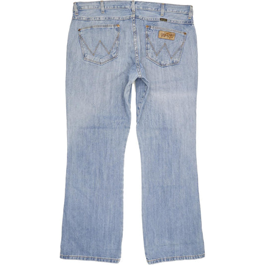 Wrangler Dayton Men Blue Bootcut Regular Jeans W39 L32