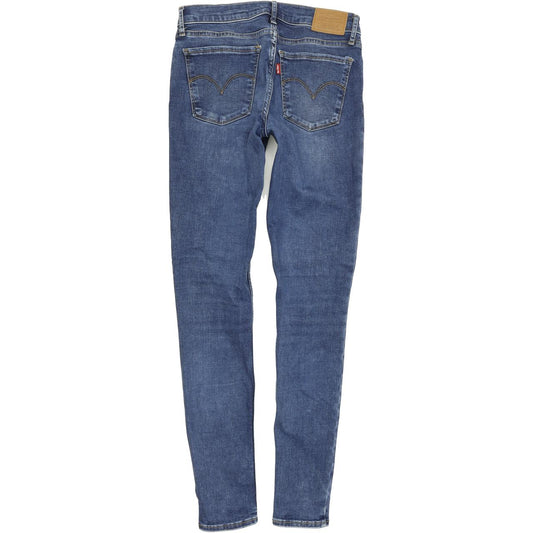 Levi's 710 Women Blue Skinny Slim Stretch Jeans W27 L30