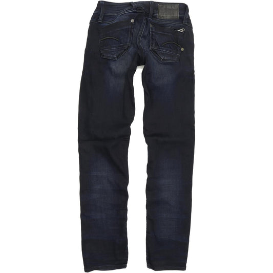 G-Star Attacc Women Blue Straight Regular Stretch Jeans W25 L28