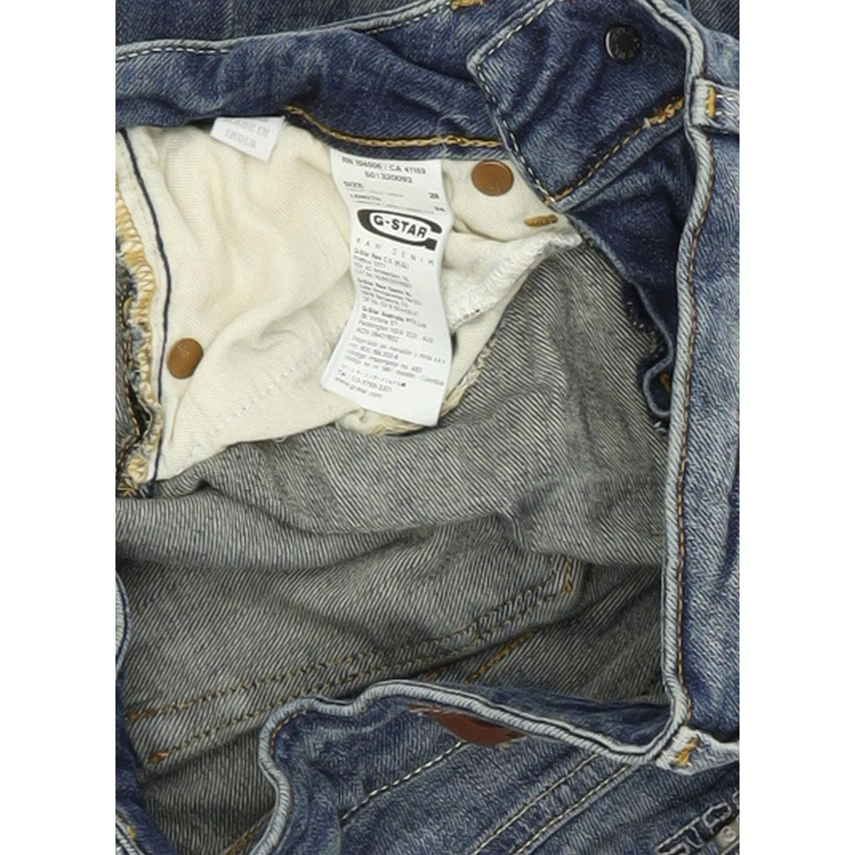 G-Star 3301 Contour Women Blue Skinny Slim Stretch Jeans W28 L34