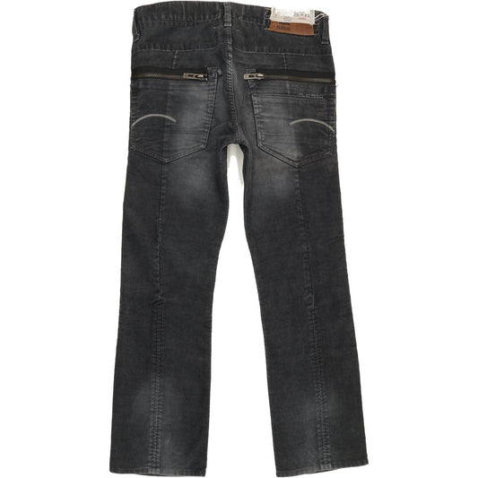 G-Star 3301 Plus Sudden Men Grey Straight Regular Jeans W31 L28