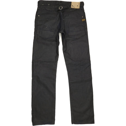 G-Star Lumber Men Navy Straight Regular Stretch Jeans W31 L34