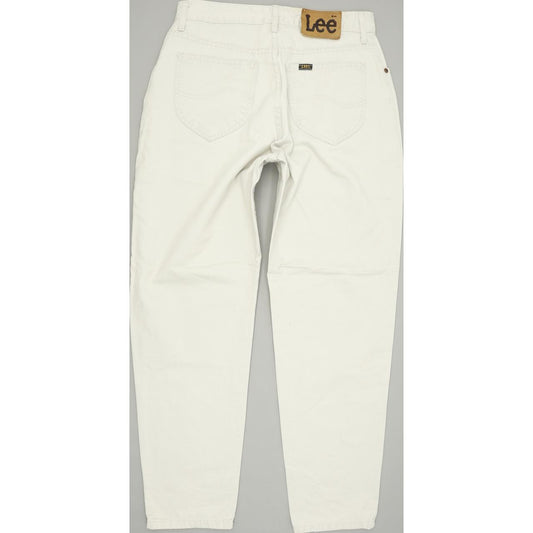 Lee Virginia Beige Straight Regular Jeans High Waisted W31 L29