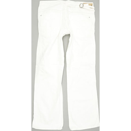 G-Star Medin Pant Women White Straight Loose Jeans W30 L30