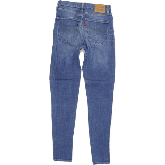 Levi's Mile High Super Women Blue Skinny Slim Stretch Jeans W28 L30