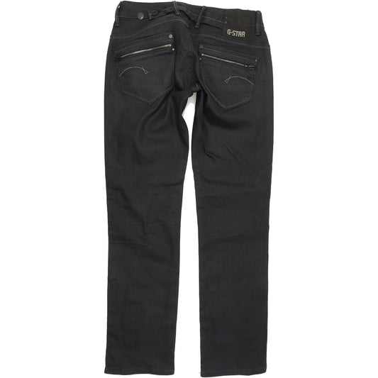 G-Star Corvet Women Blue Straight Regular Stretch Jeans W30 L32