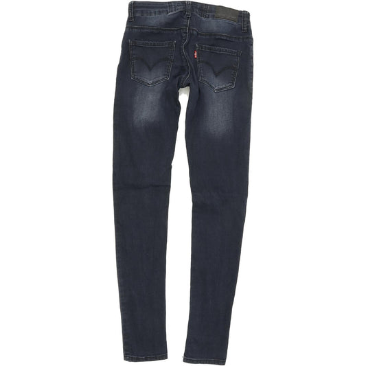 Levi's Kids 710 Super Women Blue Skinny Slim Stretch Jeans W24 L30