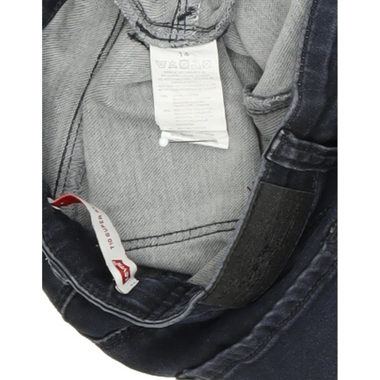 Levi's Kids 710 Super Women Blue Skinny Slim Stretch Jeans W24 L30