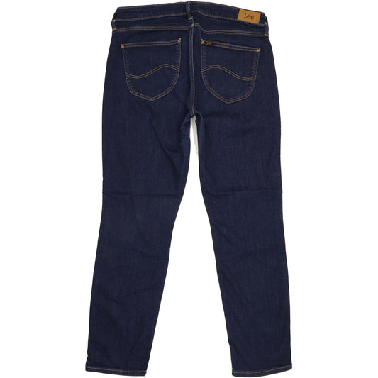 Lee Women Blue Straight Regular Jeans W32 L27