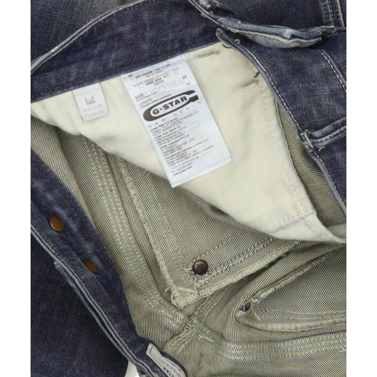 G-Star Midge Dover Women Blue Straight Slim Stretch Jeans W29 L30