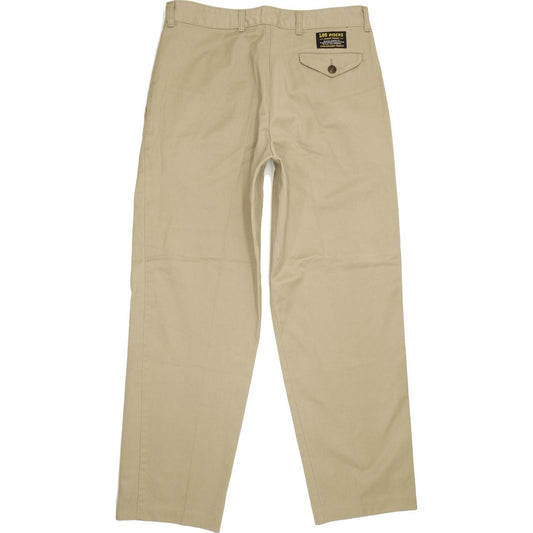 Lee Champ Men Beige Straight Regular Trousers W33 L30