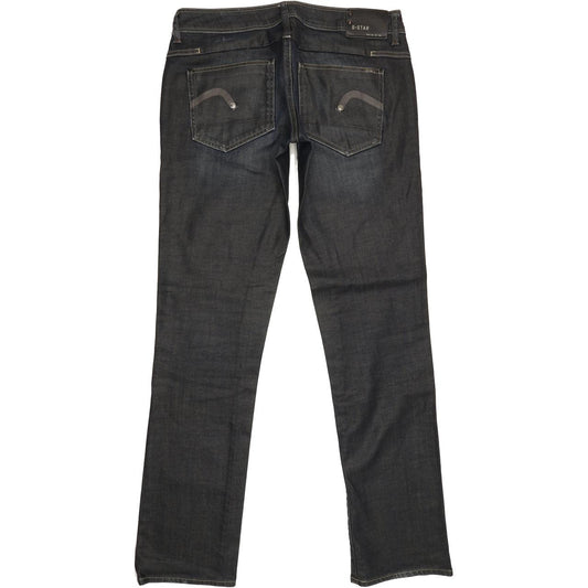 G-Star New Reese Women Blue Straight Slim Stretch Jeans W32 L33