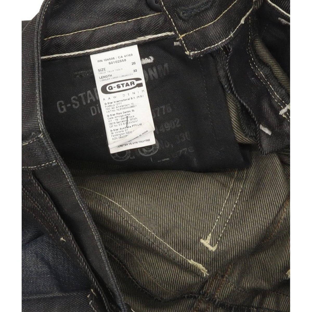 G-Star Exper Women Navy Tapered Slim Jeans W26 L32