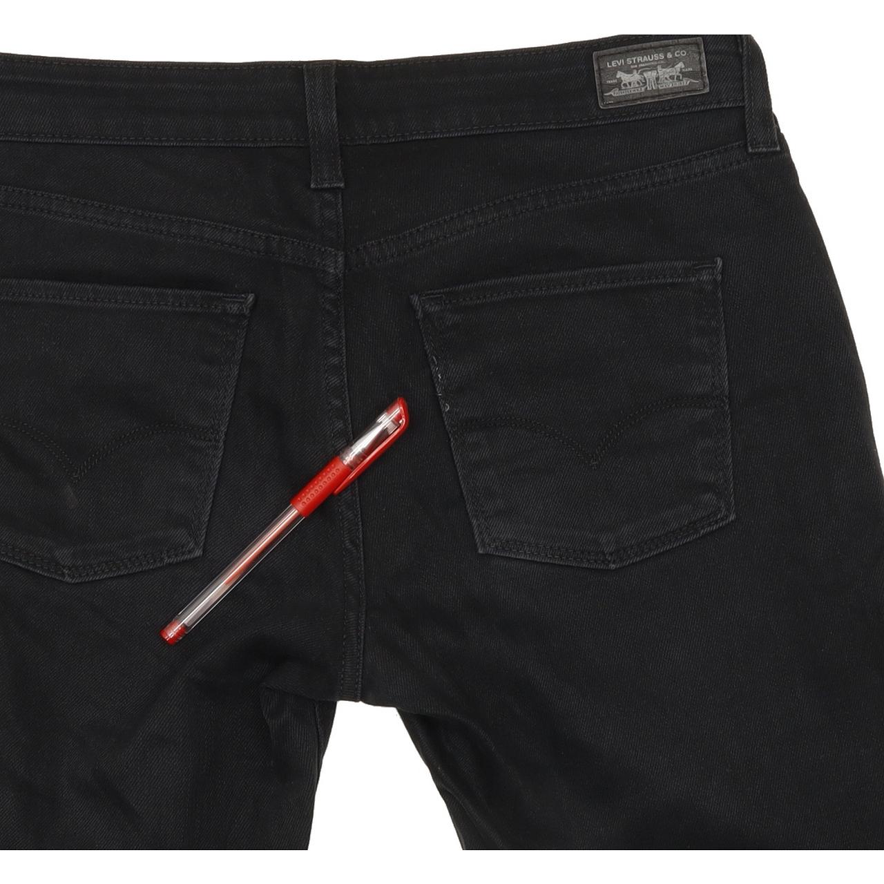 Levi's 552 Women Black Straight Slim Jeans W29 L29