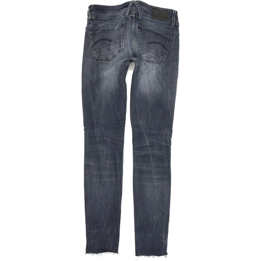 G-Star Women Blue Skinny Slim Stretch Jeans W25 L29