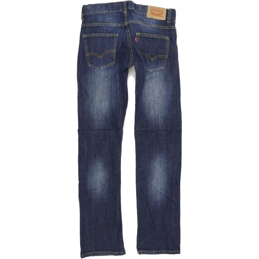 Levi's 511 Kids Blue Straight Slim Stretch Jeans W27 L29