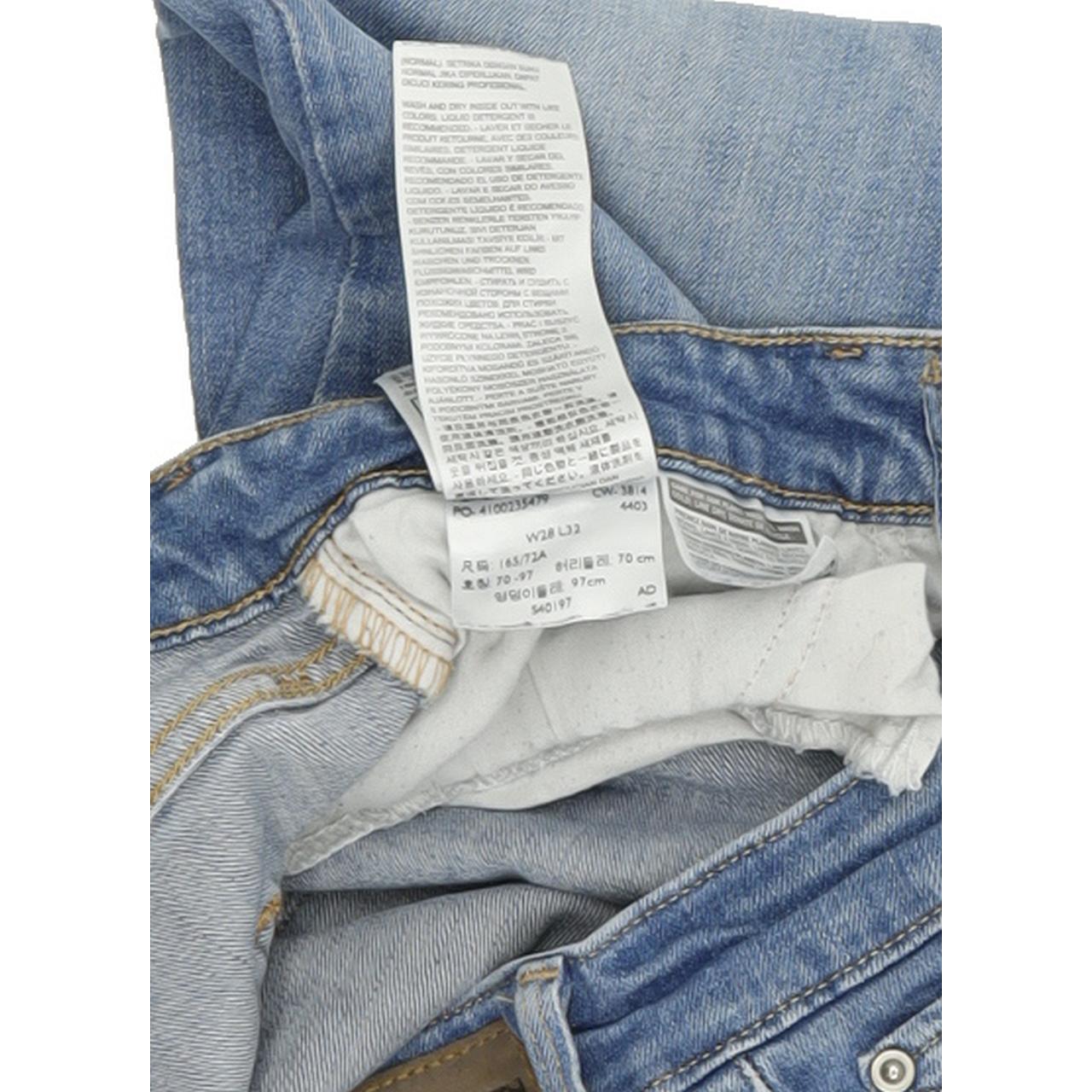 Levi's Sligh Curve Women Blue Straight Regular Stretch Jeans W28 L30