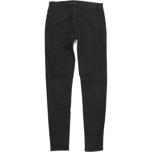 Levi's 710 Women Black Skinny Slim Jeans W27 L30