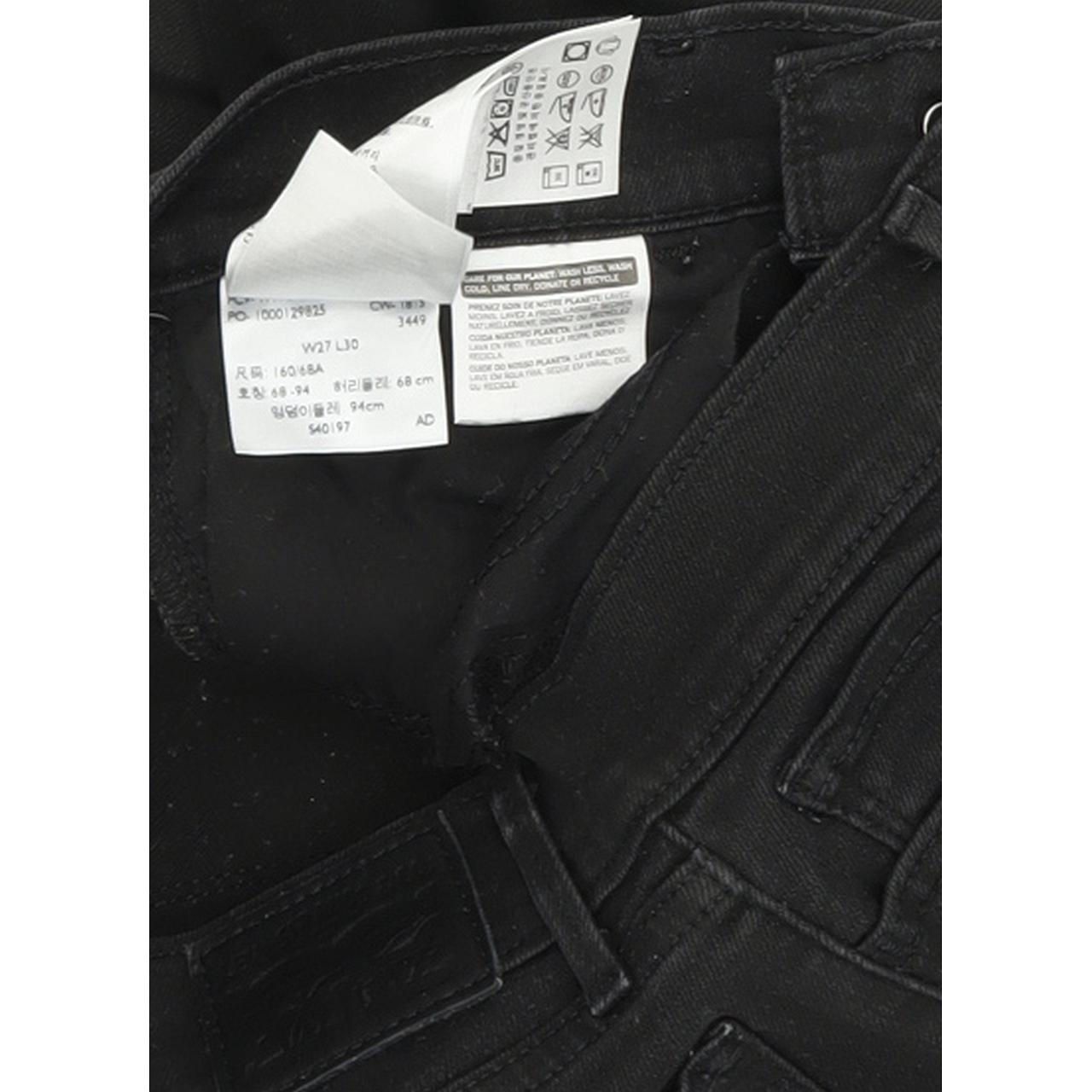 Levi's 710 Women Black Skinny Slim Jeans W27 L30