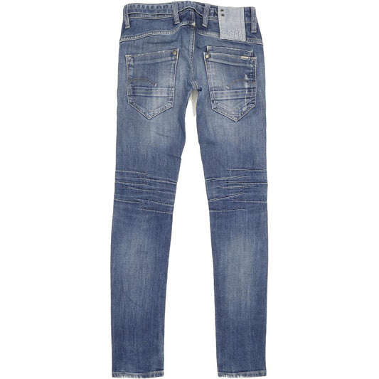 G-Star Decenter Women Blue Tapered Slim Stretch Jeans W24 L31
