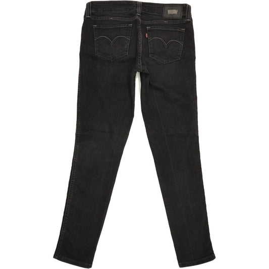 Levi's Demi Curve Women Black Skinny Slim Stretch Jeans W29 L30