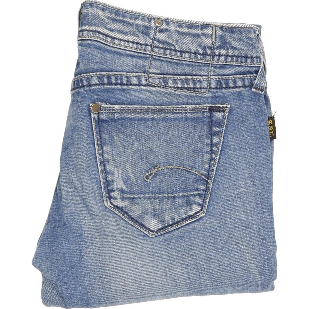 G-Star Core Women Blue Straight Slim Jeans W28 L28