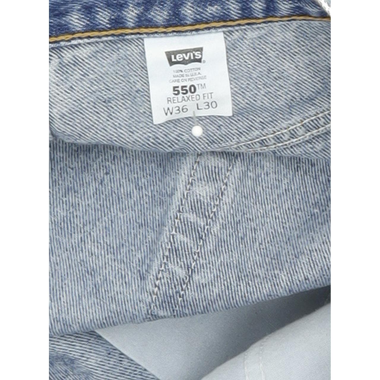 Levi's 550 Made in USA Blue Straight Relaxed Mom Jeans High Waisted W36 L30