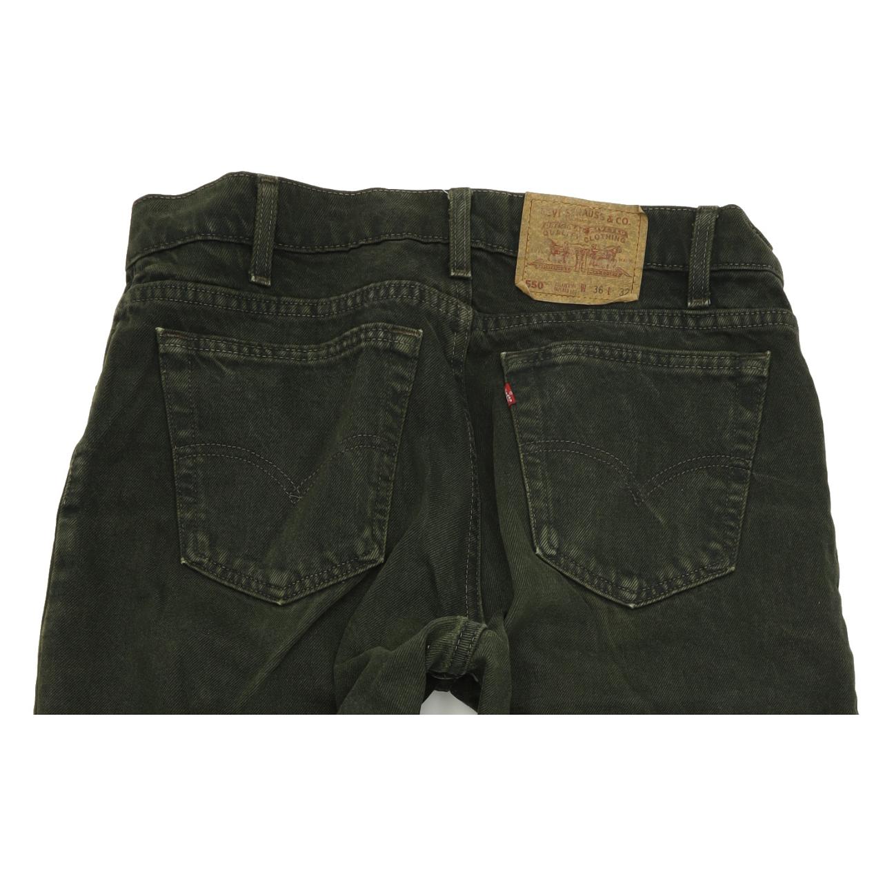 Levi's 550 Made in USA Khaki Tapered Relaxed Mom Jeans High Waisted W36 L32