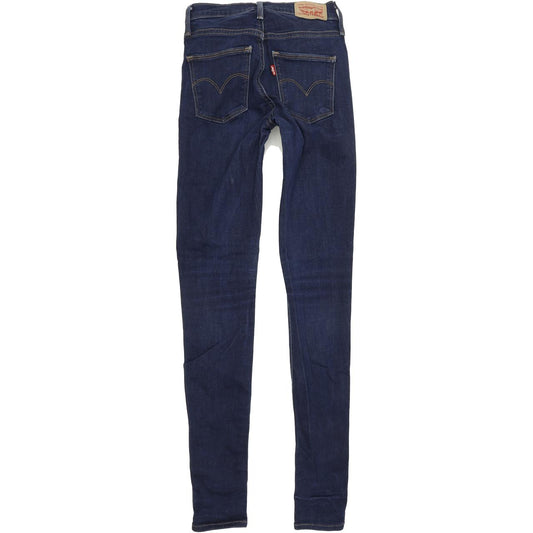 Levi's Slimming Super Women Blue Skinny Slim Stretch Jeans W25 L32