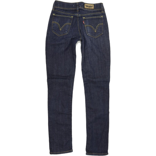 Levi's 571 Women Blue Straight Slim Stretch Jeans W26 L32