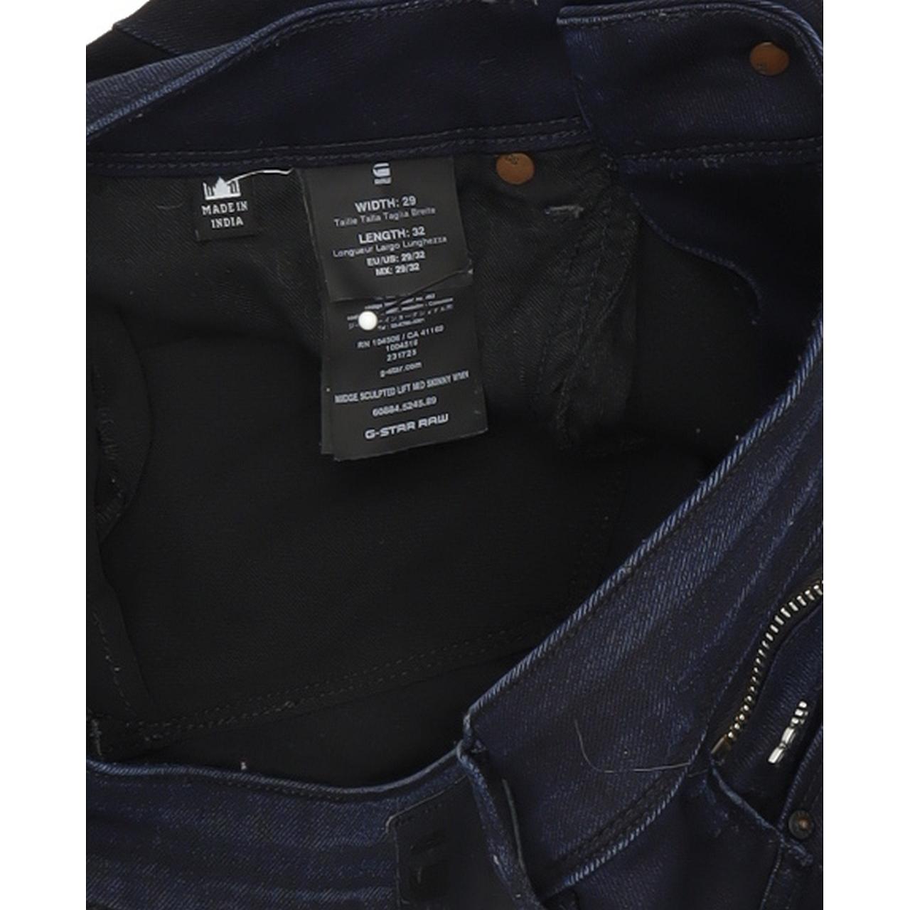 G-Star Midge Sculpted Lift Women Blue Skinny Slim Stretch Jeans W29 L32