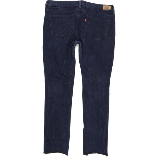 Levi's Women Blue Straight Slim Stretch Jeans W32 L29