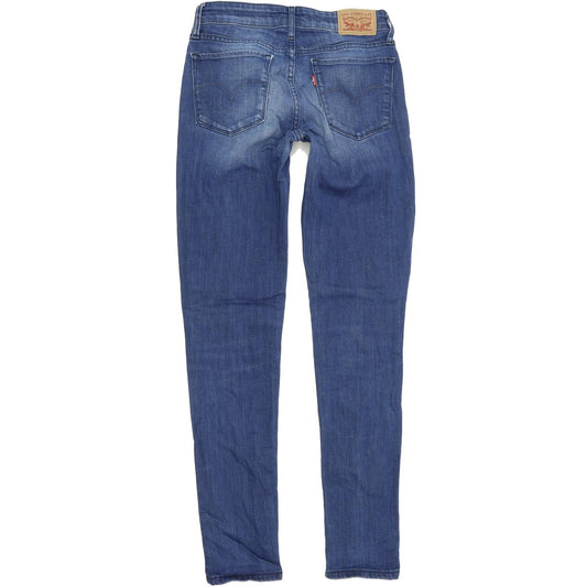 Levi's 711 Women Blue Skinny Regular Stretch Jeans W26 L30