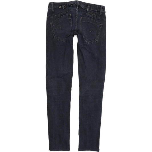 G-Star Midge Women Blue Straight Regular Stretch Jeans W28 L30