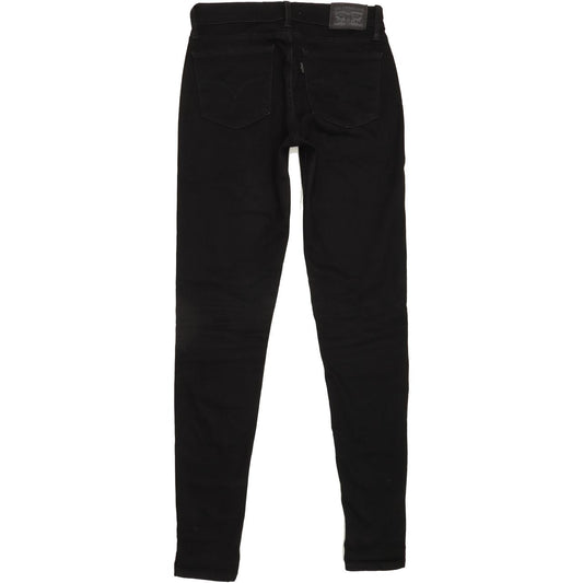 Levi's 710 Women Black Skinny Slim Stretch Jeans W27 L31