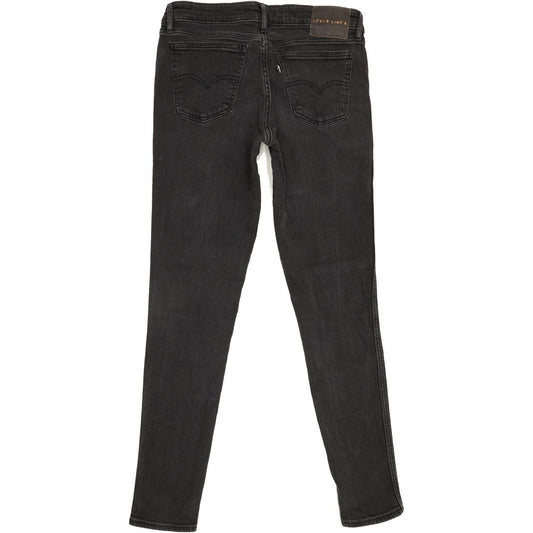 Levi's Line 8 Women Black Skinny Slim Stretch Jeans W30 L31