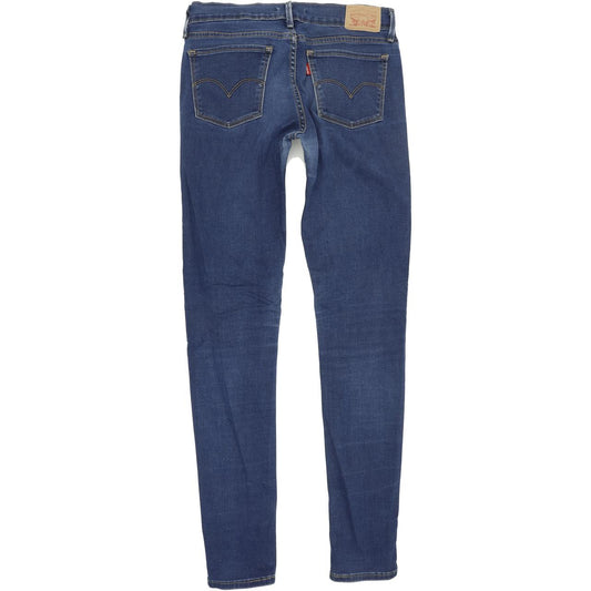 Levi's 710 Women Blue Skinny Slim Stretch Jeans W28 L32